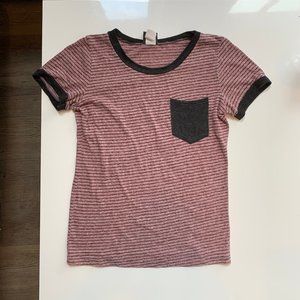 Buckle Mauve Striped T-Shirt